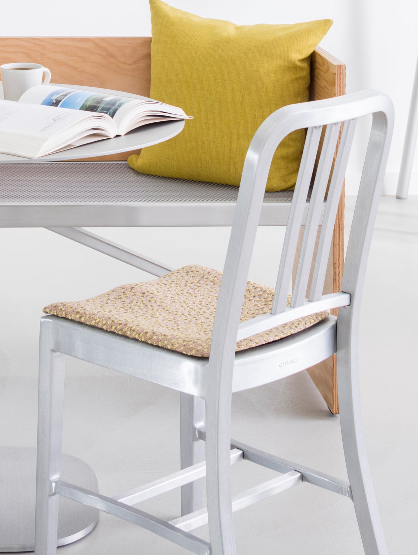 1006 Navy Chair - Hand Brushed by Emeco
