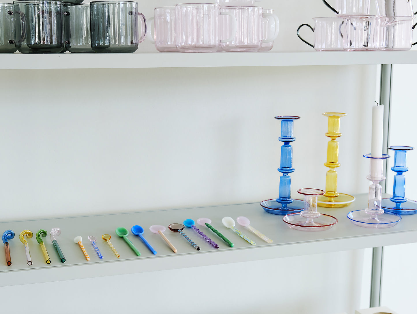 New Order Shelving - Combination 701, 8 Layers in Light Grey