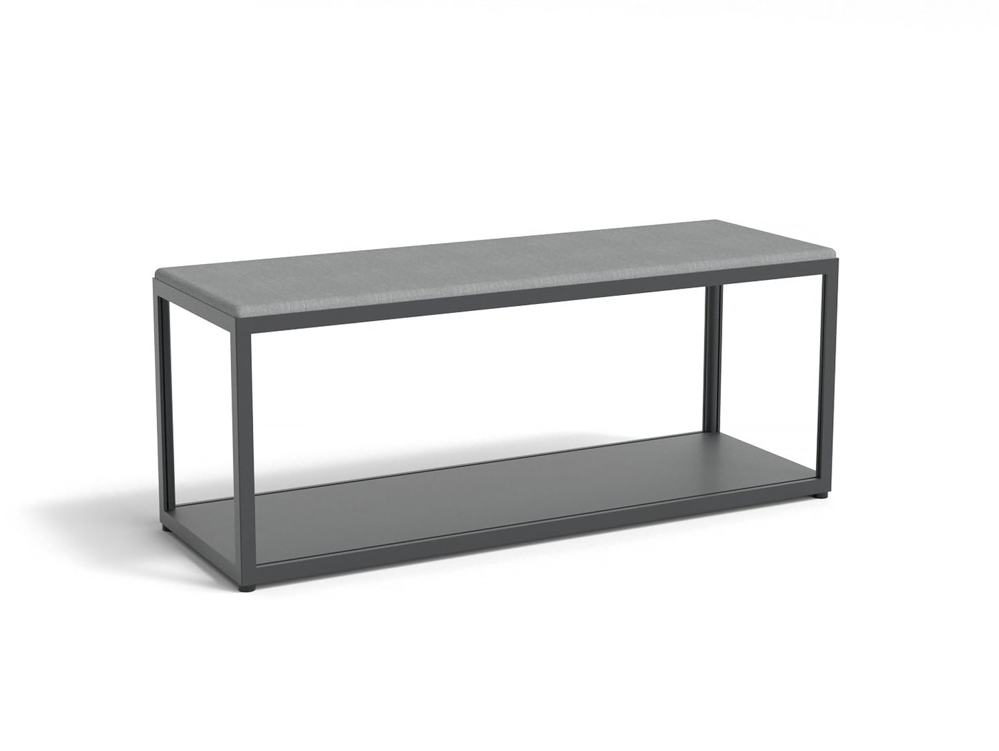 New Order Bench - Combination 100 - Charcoal Frame, Steelcut Trio 153 Upholstery