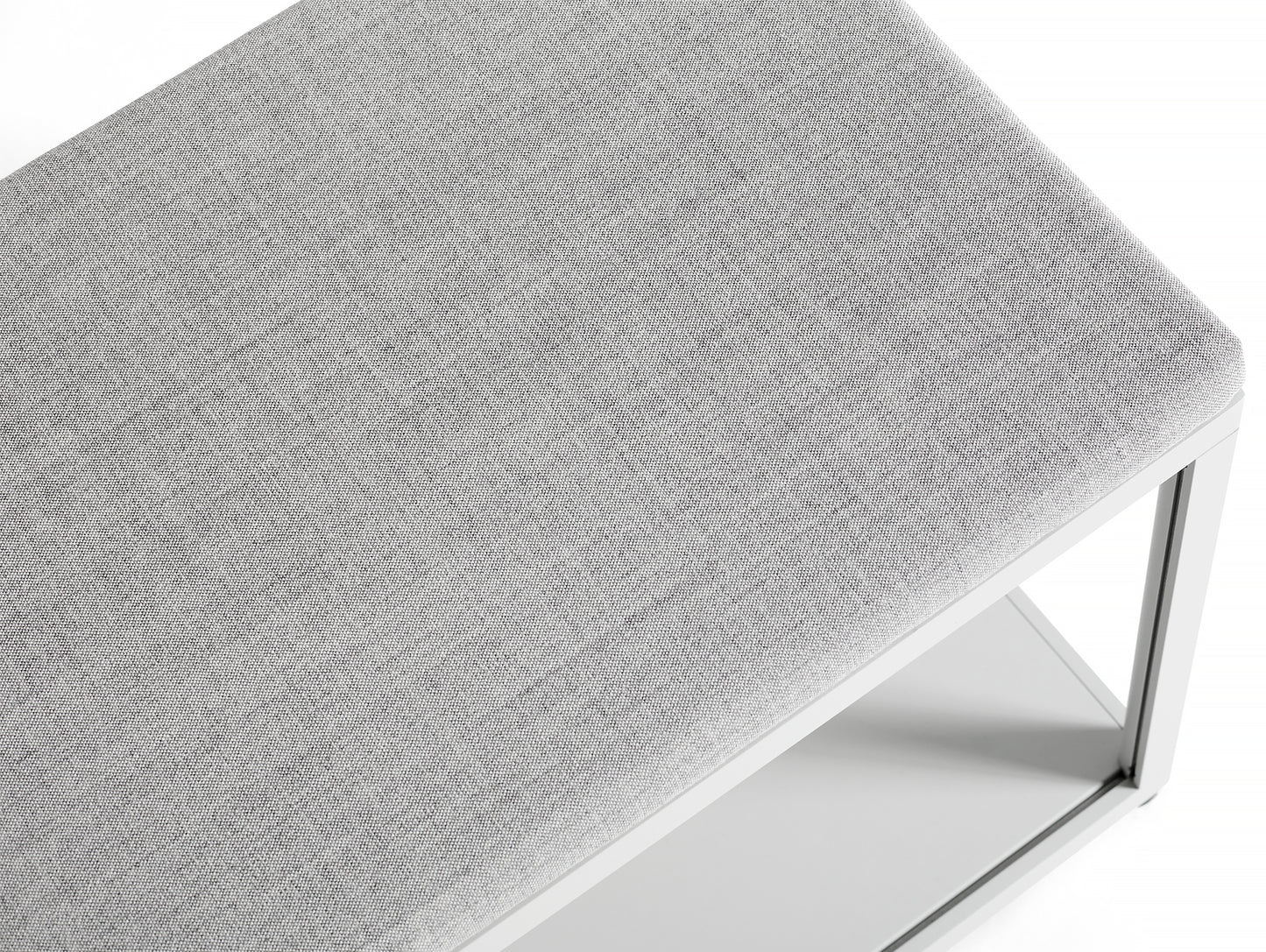 New Order Bench - Combination 100 - Light Grey Frame, Remix 123 Upholstery