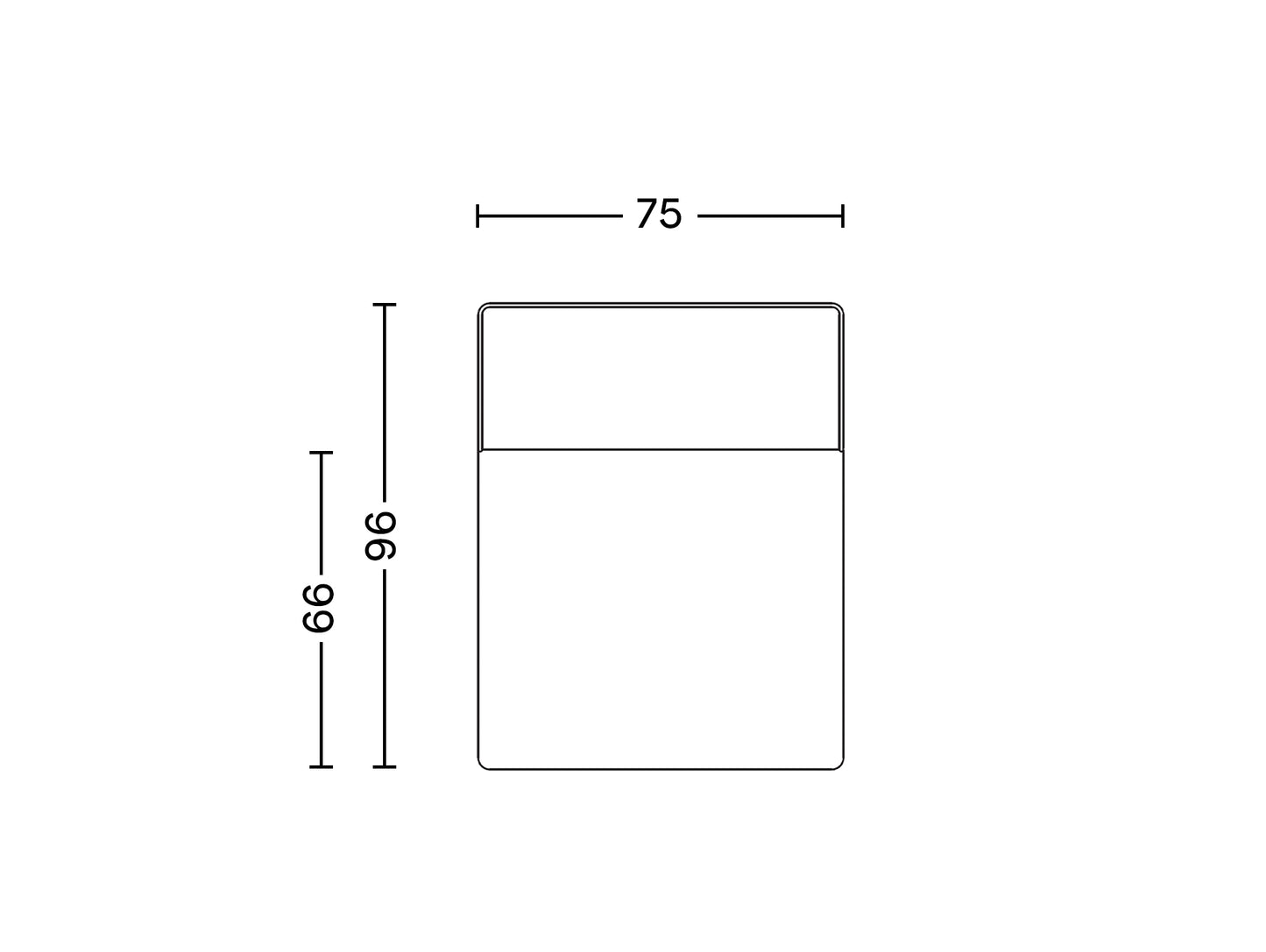 Eave Modular Sofa 96 by Menu - Group 3: Open Section