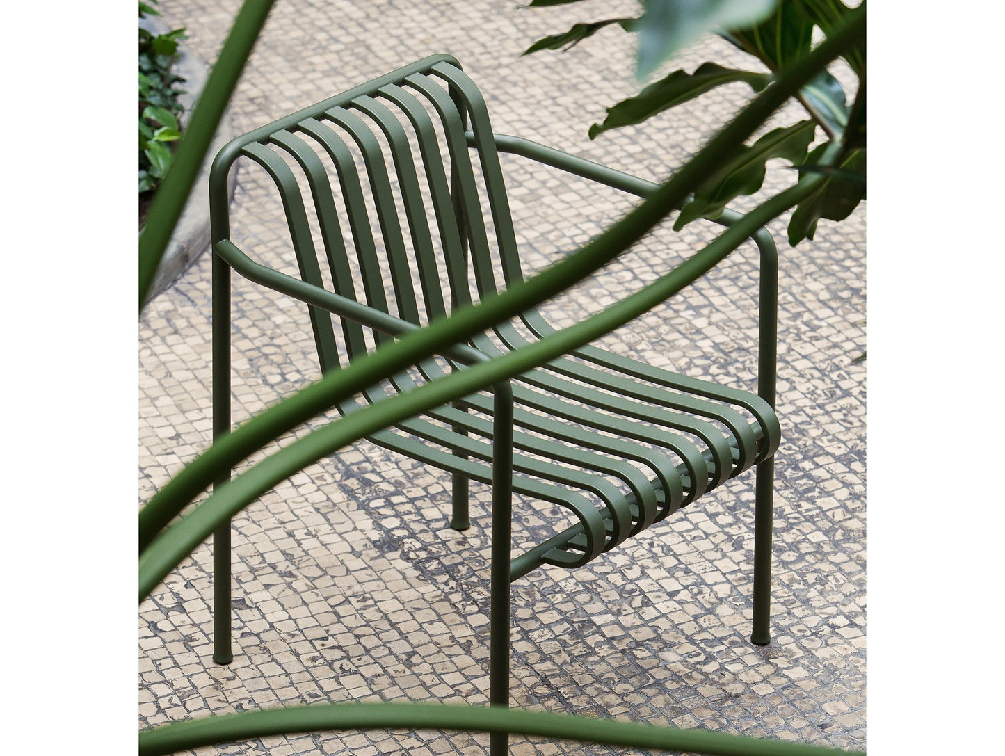 HAY Palissade Dining Armchair - Olive
