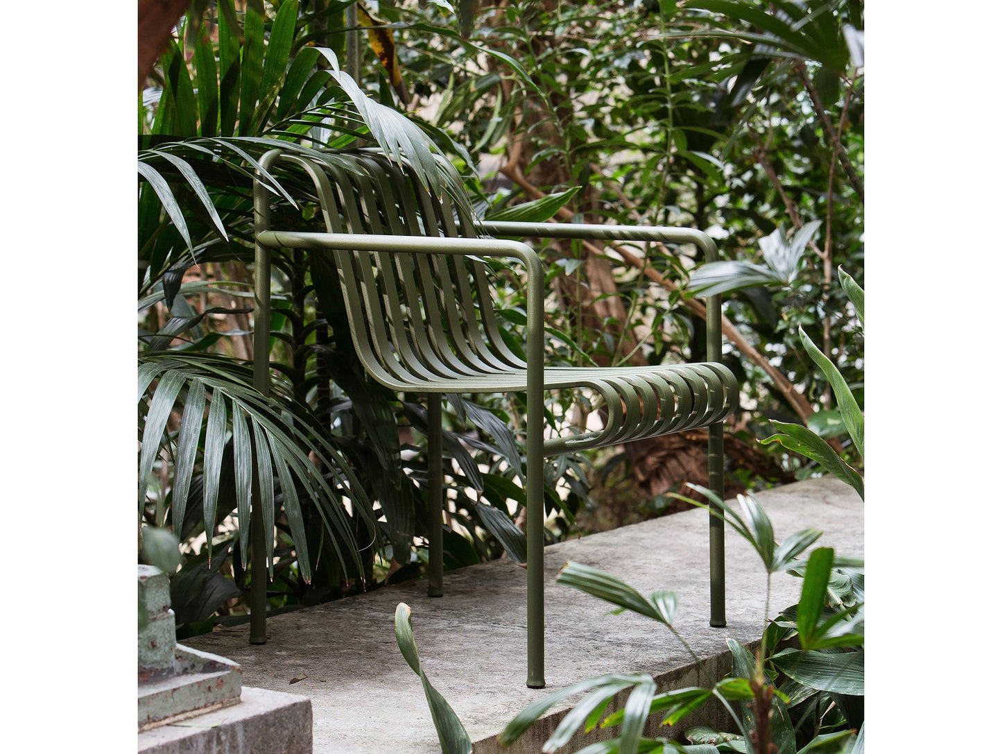 HAY Palissade Dining Armchair - Olive