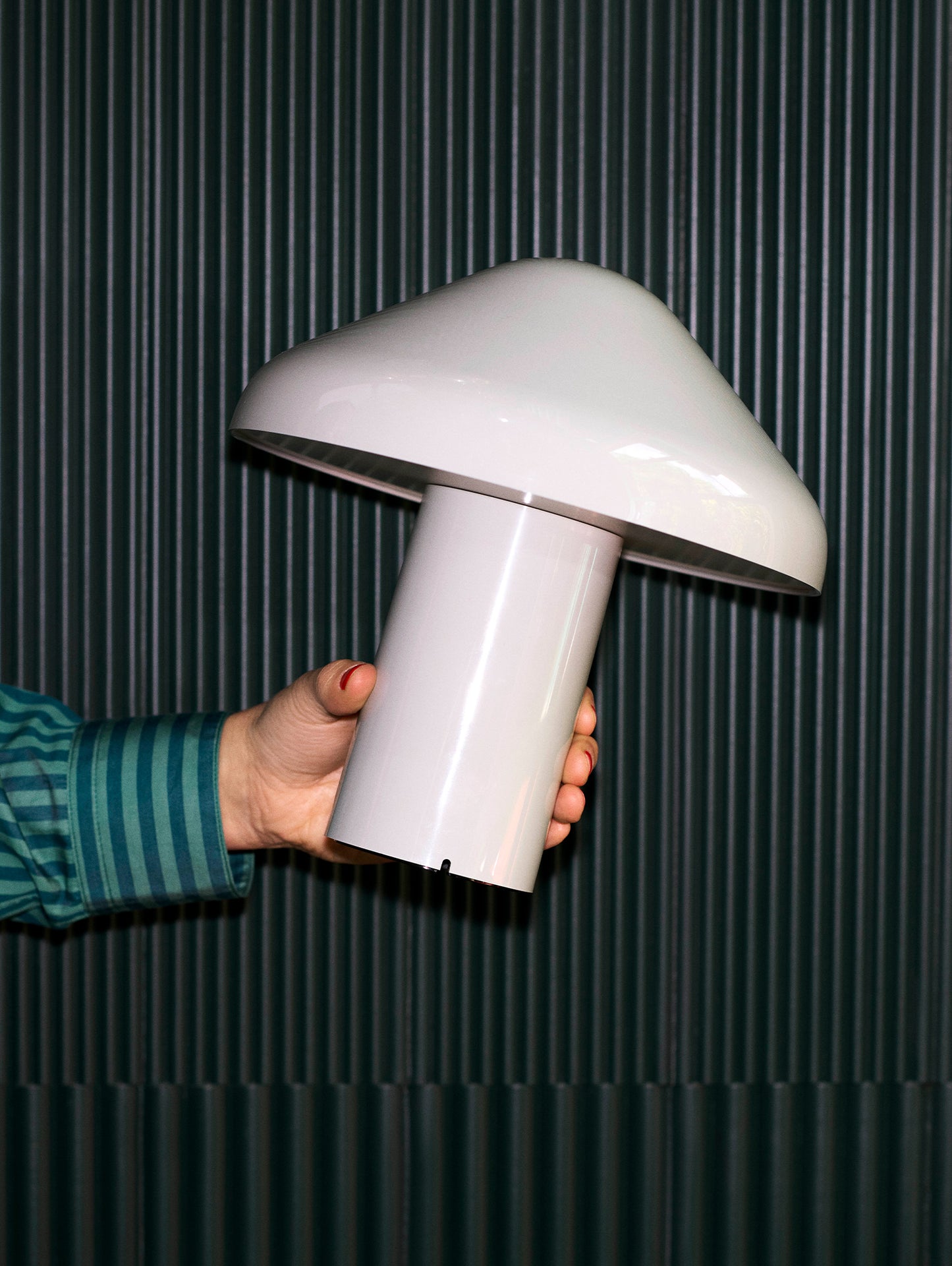 HAY Pao Portable Lamp by HAY - Cool Grey