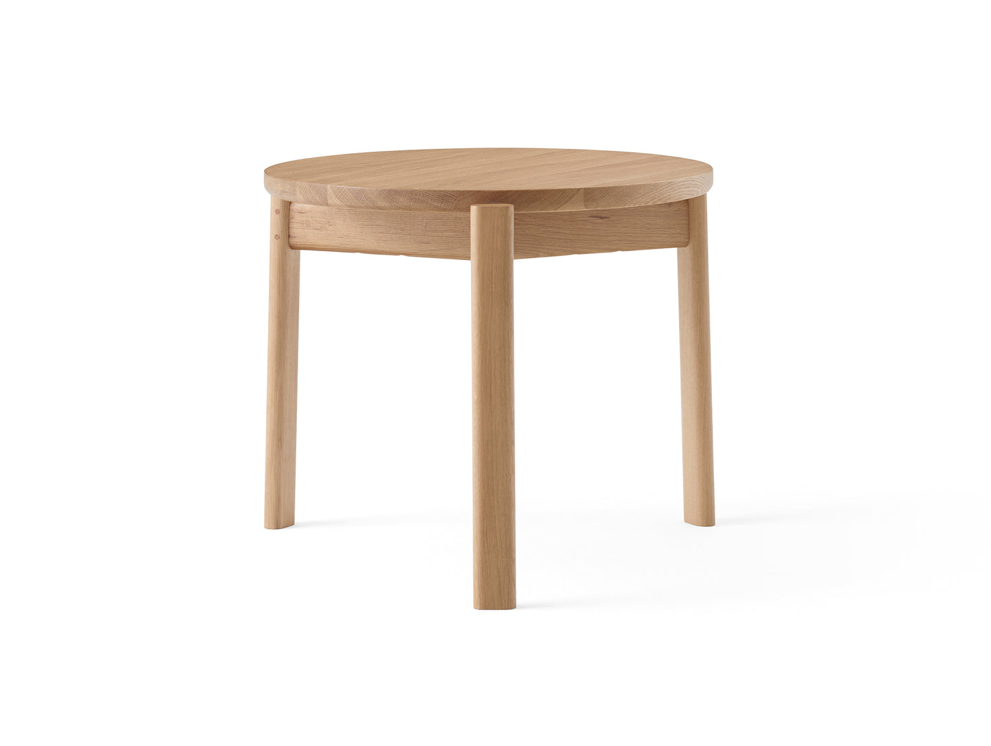 Passage Lounge Table by Menu - D50 cm / natural oak