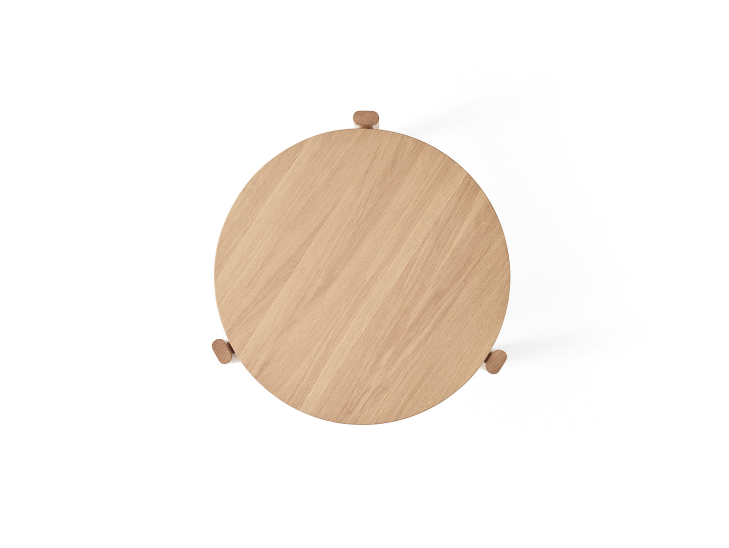 Passage Lounge Table by Menu - D50 cm / natural oak