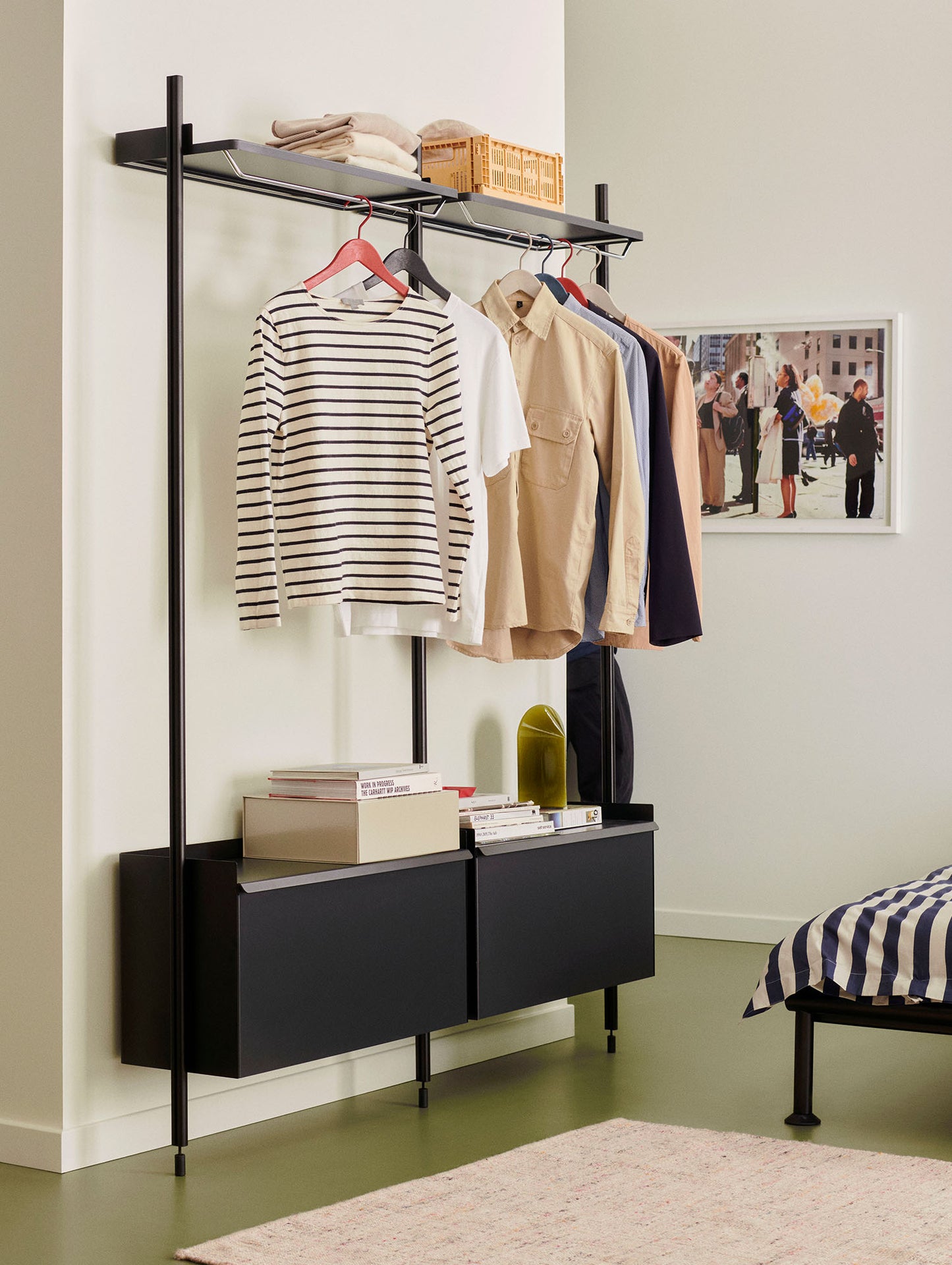 Pier System 1002 by HAY - Black Anodised Aluminium Uprights / PS Black