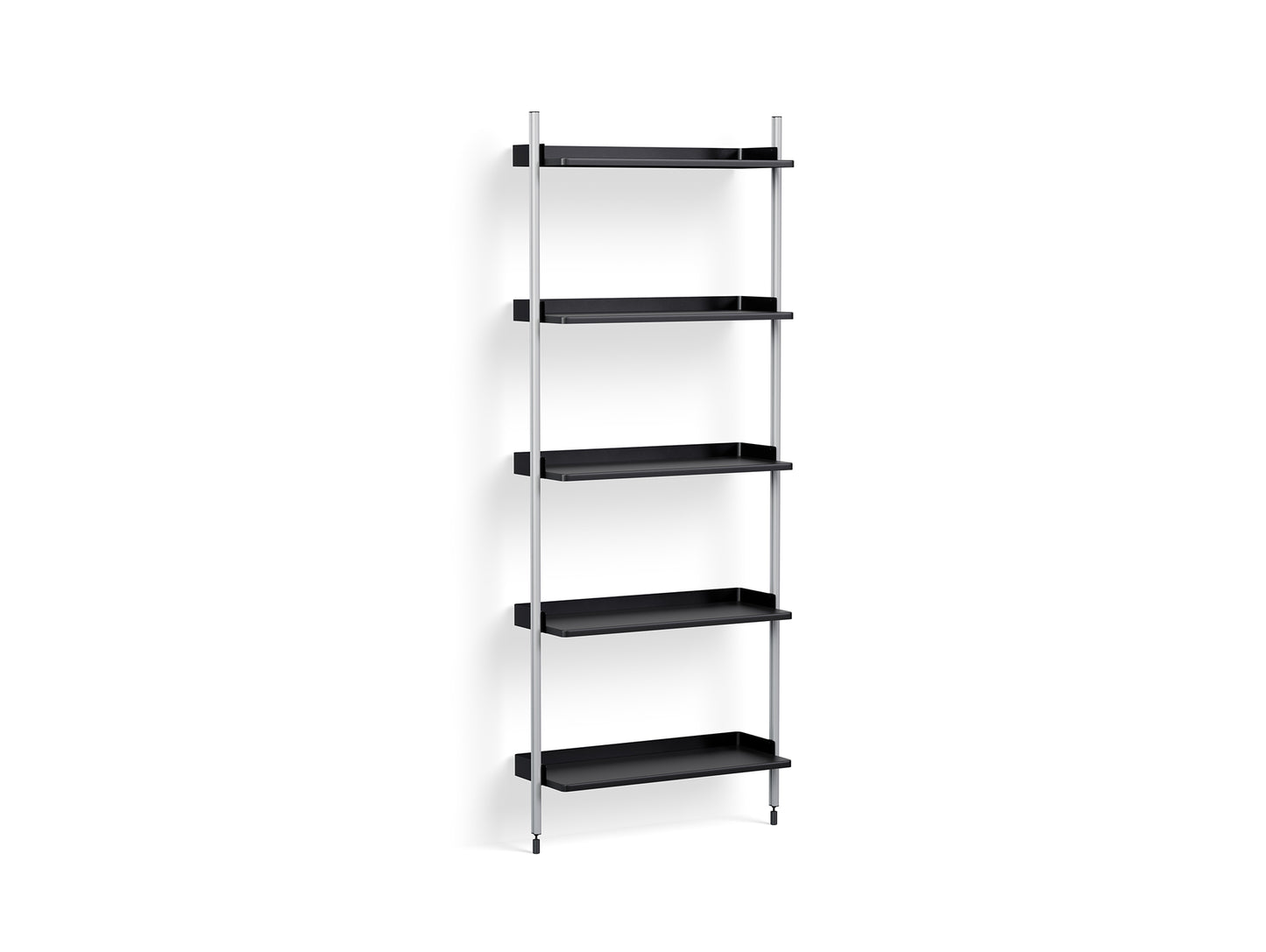 Pier System 111 by HAY -Clear Anodised Aluminium Uprights / PS Black