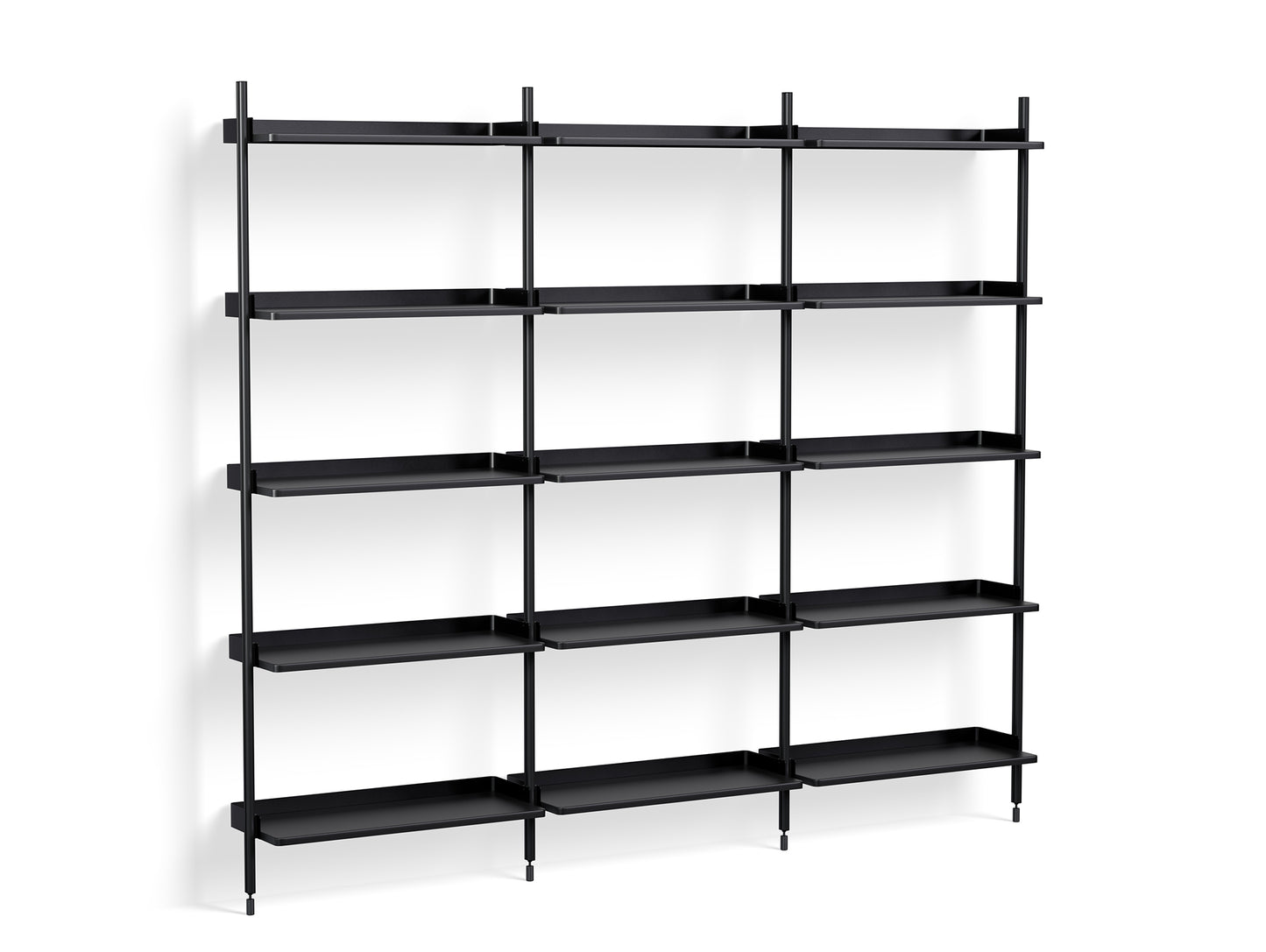 Pier System 113 by HAY - Black Anodised Aluminium Uprights / PS Black