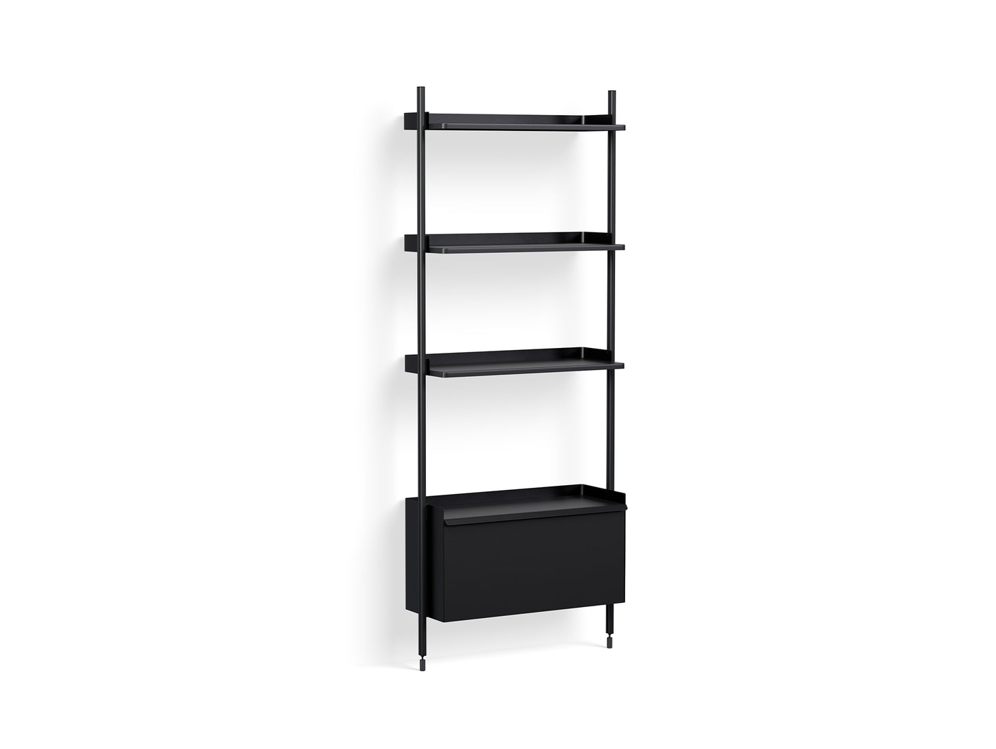 Pier System 131 by HAY - Black Anodised Aluminium Uprights / PS Black