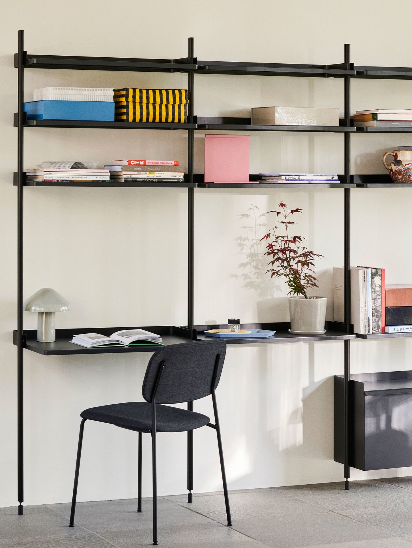 Pier System 23 by HAY - Black Anodised Aluminium Uprights / PS Black
