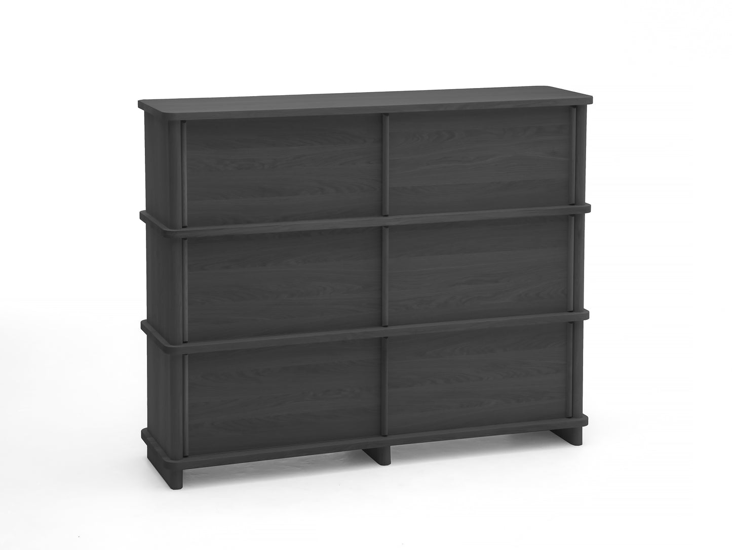 Karimoku New Standard - Prop Highboard in Black Painted Oak