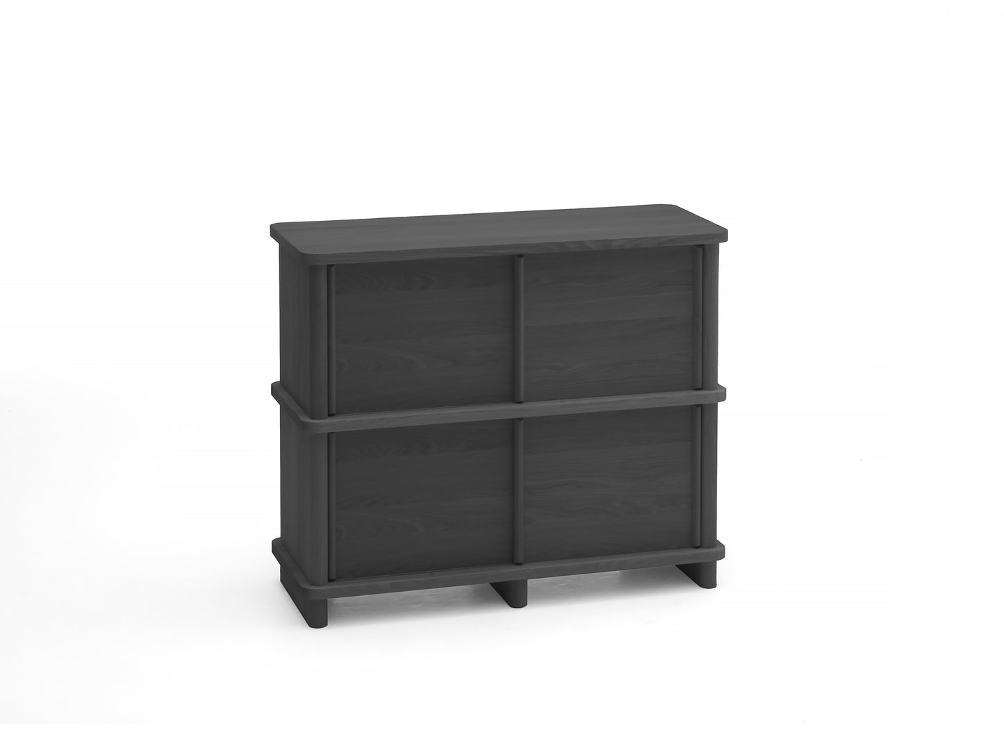 Karimoku New Standard - Prop Sideboard in Black Painted Oak 100 cm