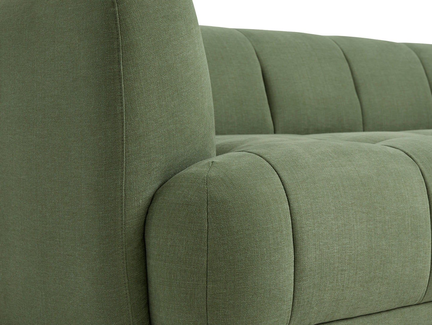 Quilton 2-Seater Sofa / Romo Linara 100 (Tarragon)