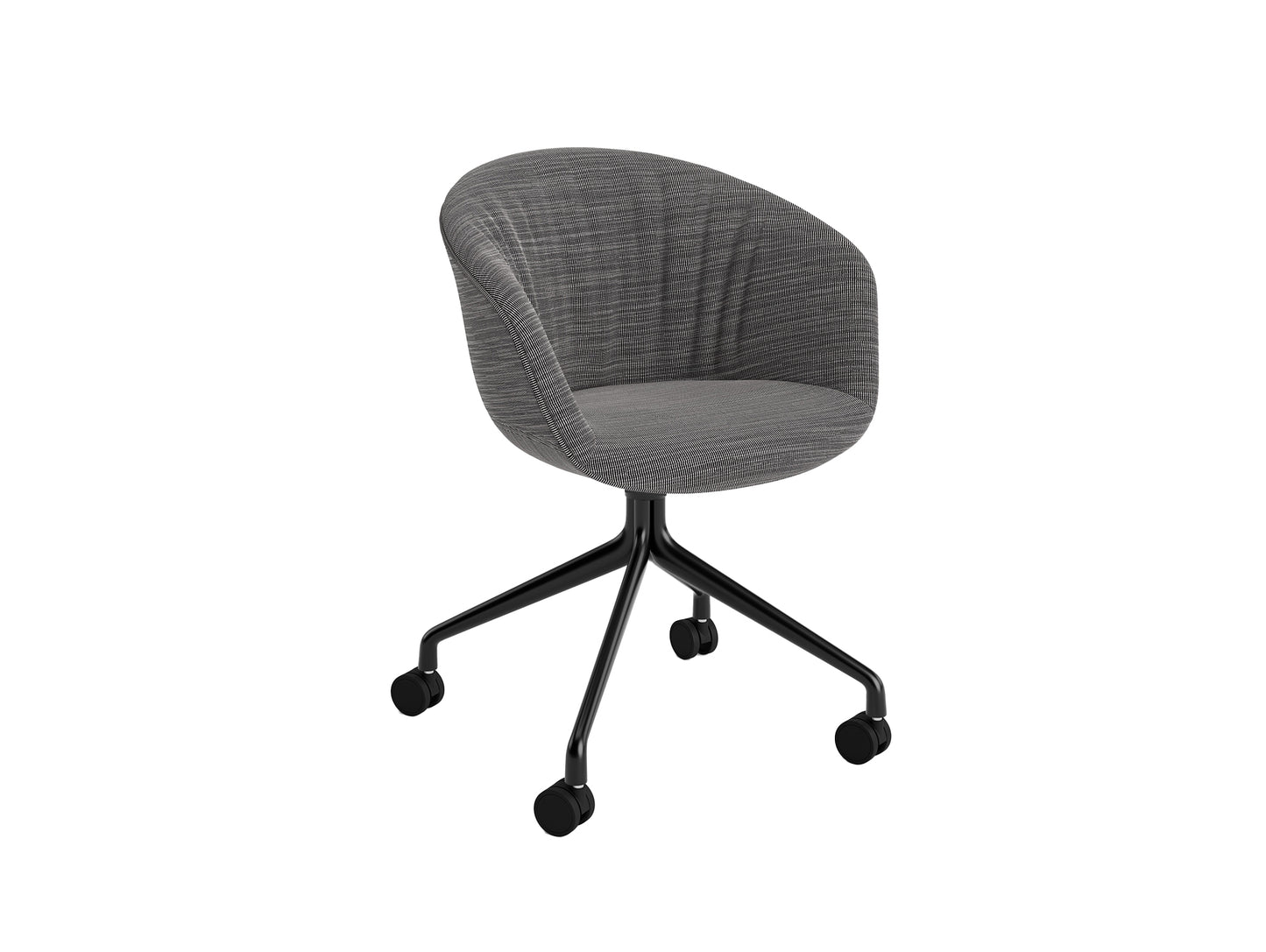 About A Chair AAC 25 Soft by HAY - Raas 142 / Black Powder Coated Aluminium