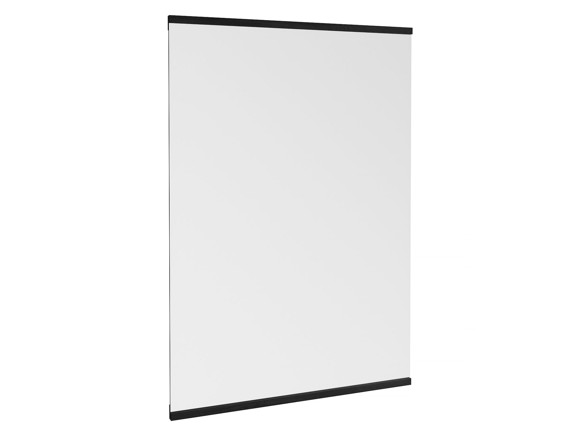 Moebe Rectangular Wall Mirror - 70 x 100 cm - Black Painted Oak