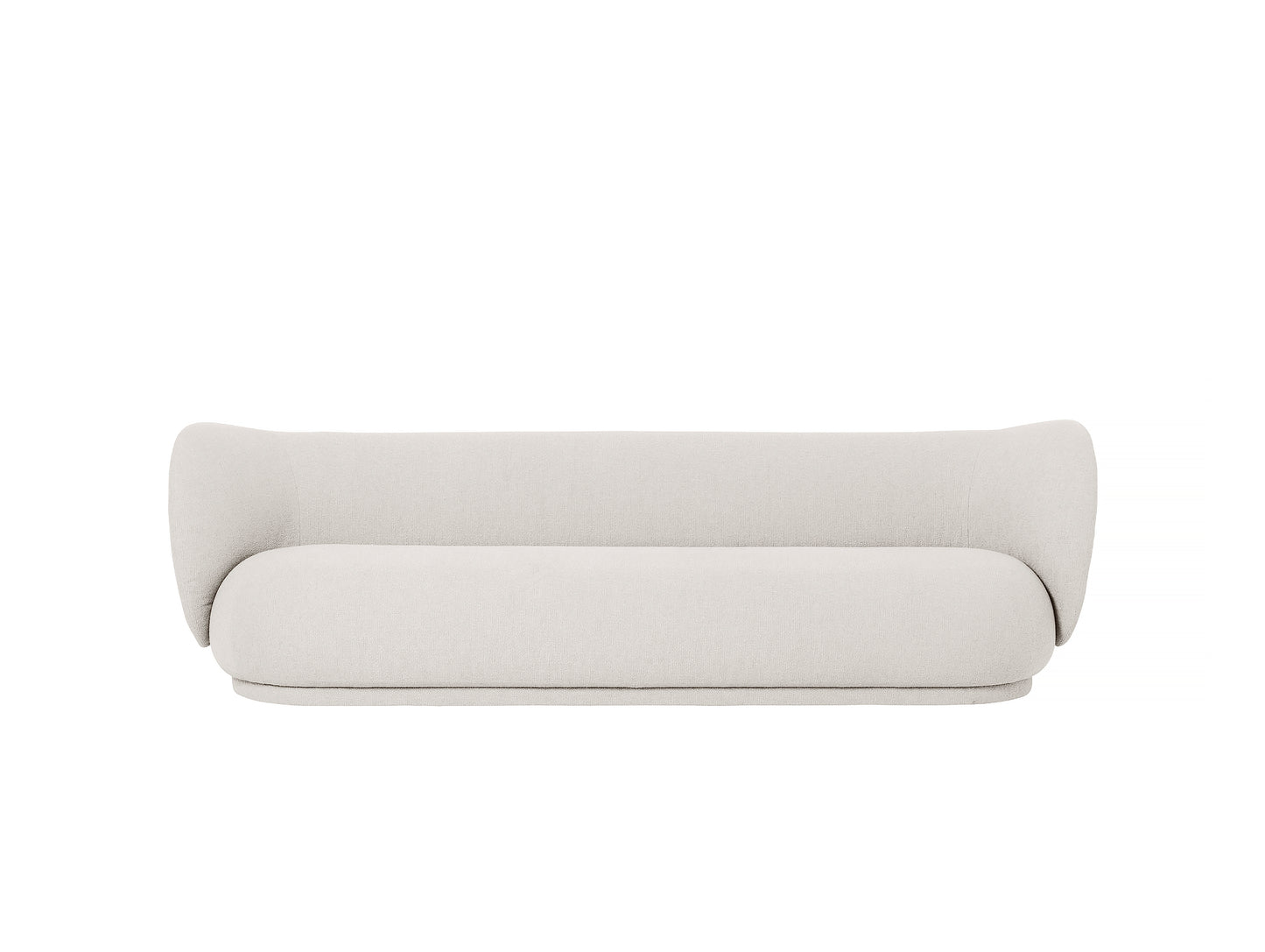 Rico 4-Seater Sofa in Off-White Bouclé by Ferm Living