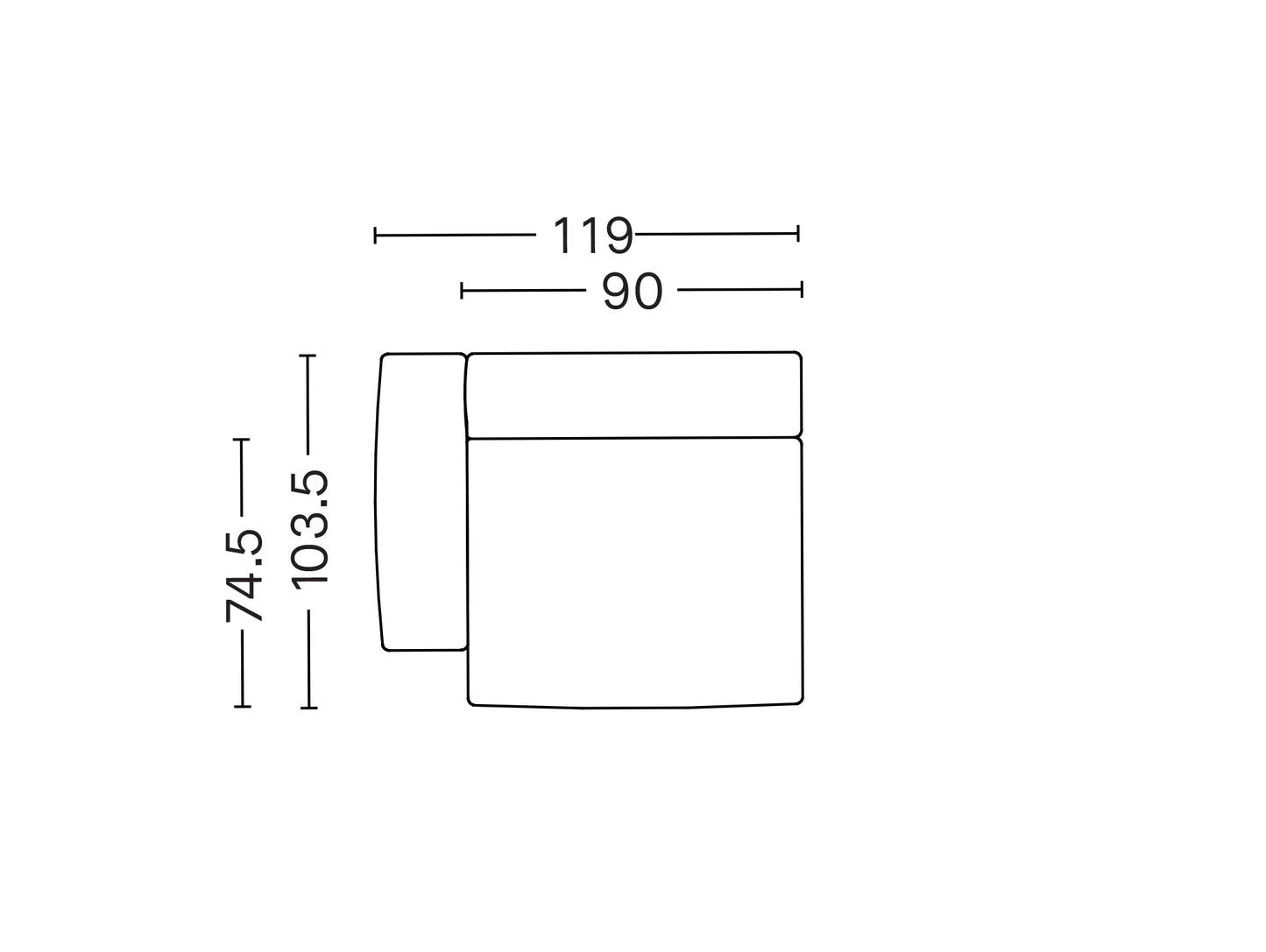 HAY Mags Soft Sofa - Module S1964