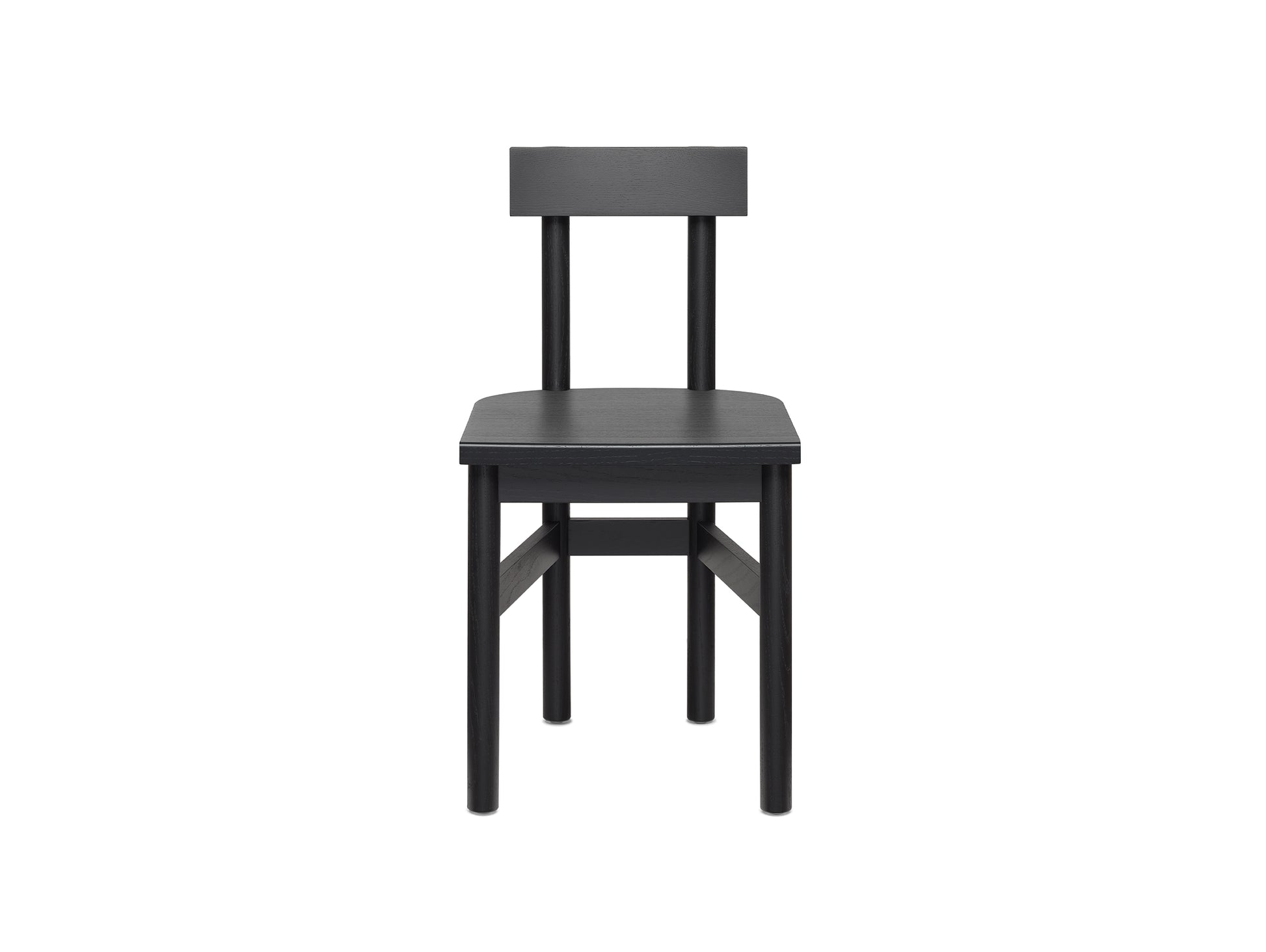 SX01 Gamar Chair by e15 - Jet Black Lacquered Oak