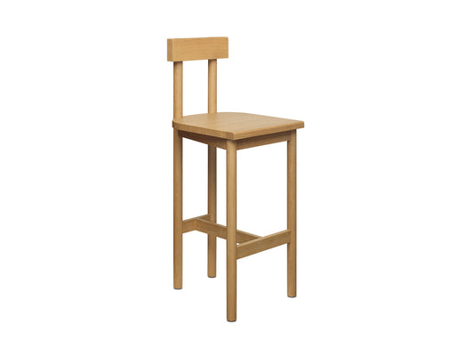 SX02 Gamar Stool by e15 - Clear Lacquered Oak