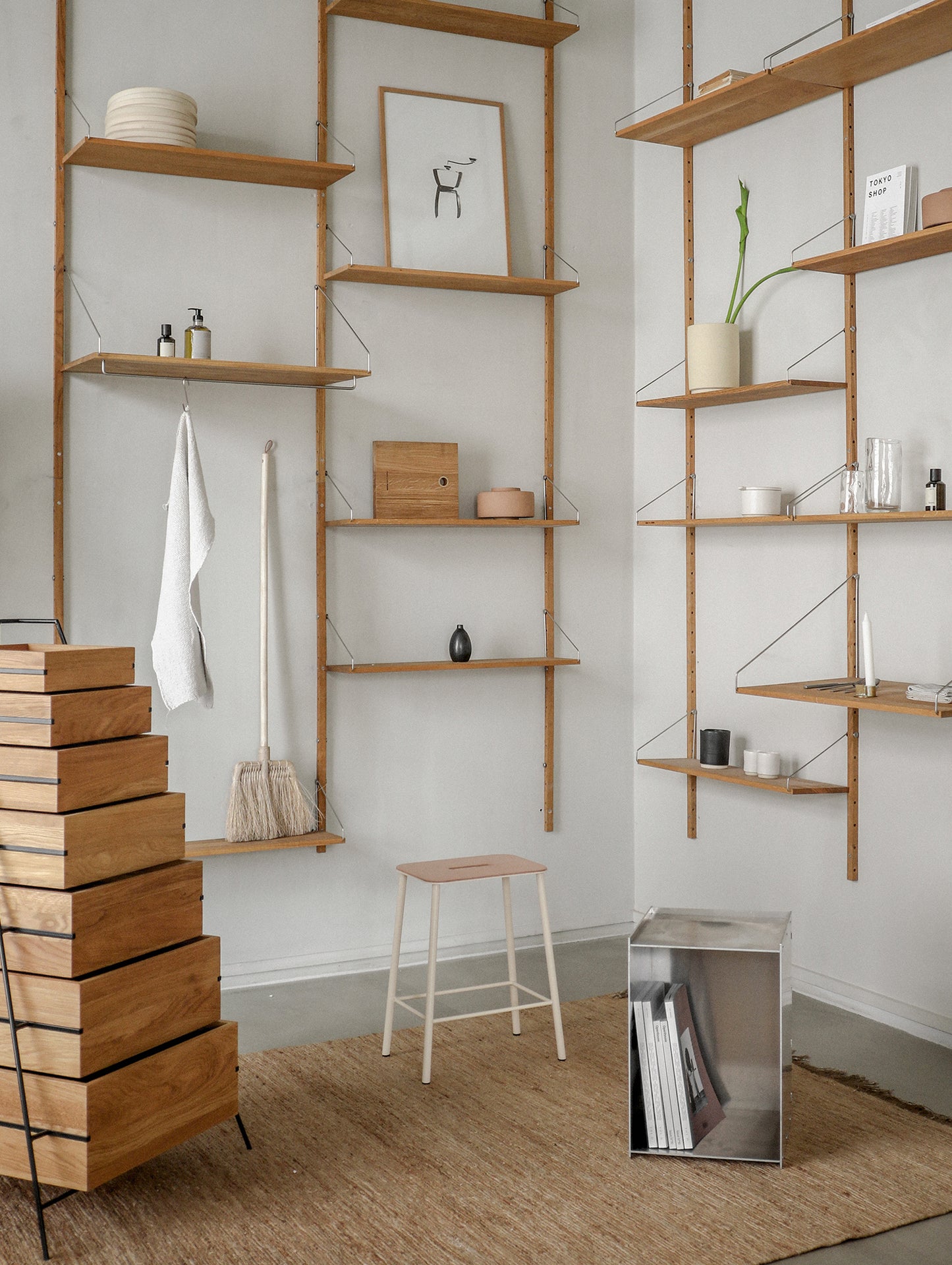 Sutoa Storage Drawers by Frama - Oak