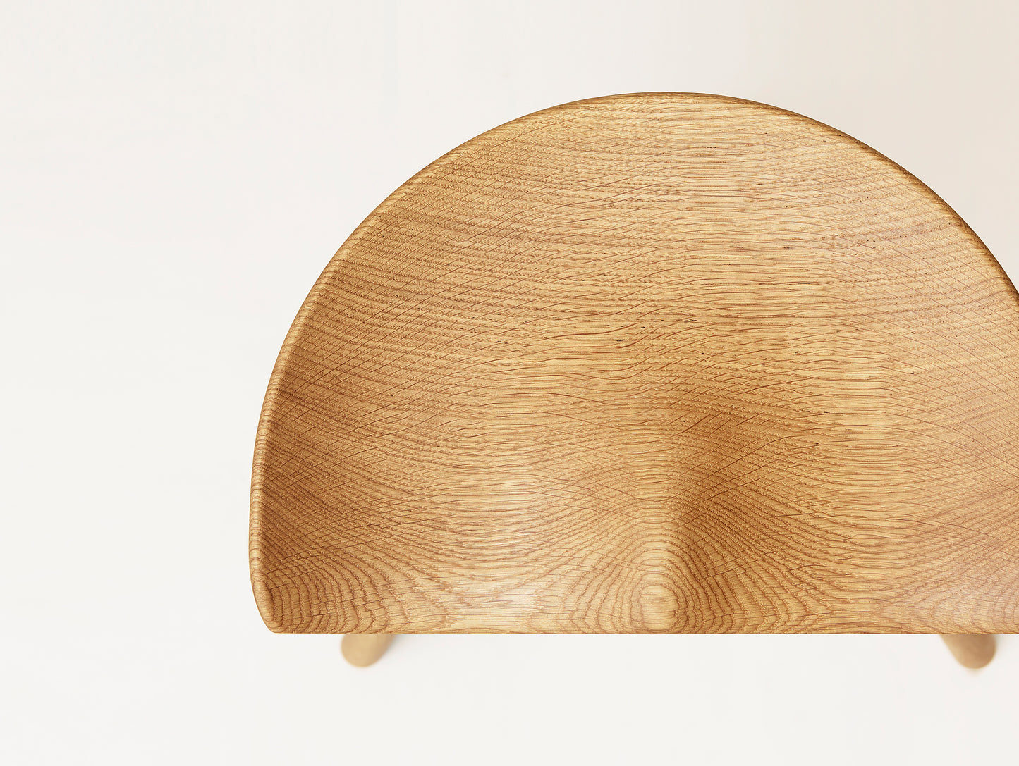 Shoemaker Chair No.49, Oiled Oak - Seat Detail
