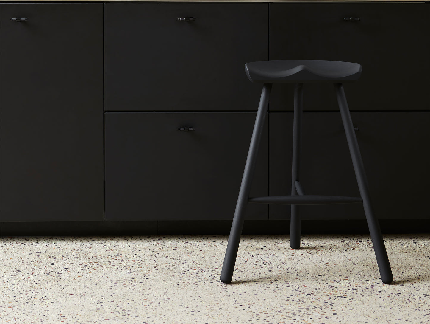Shoemaker Chair No.68 - Black Stained Beech