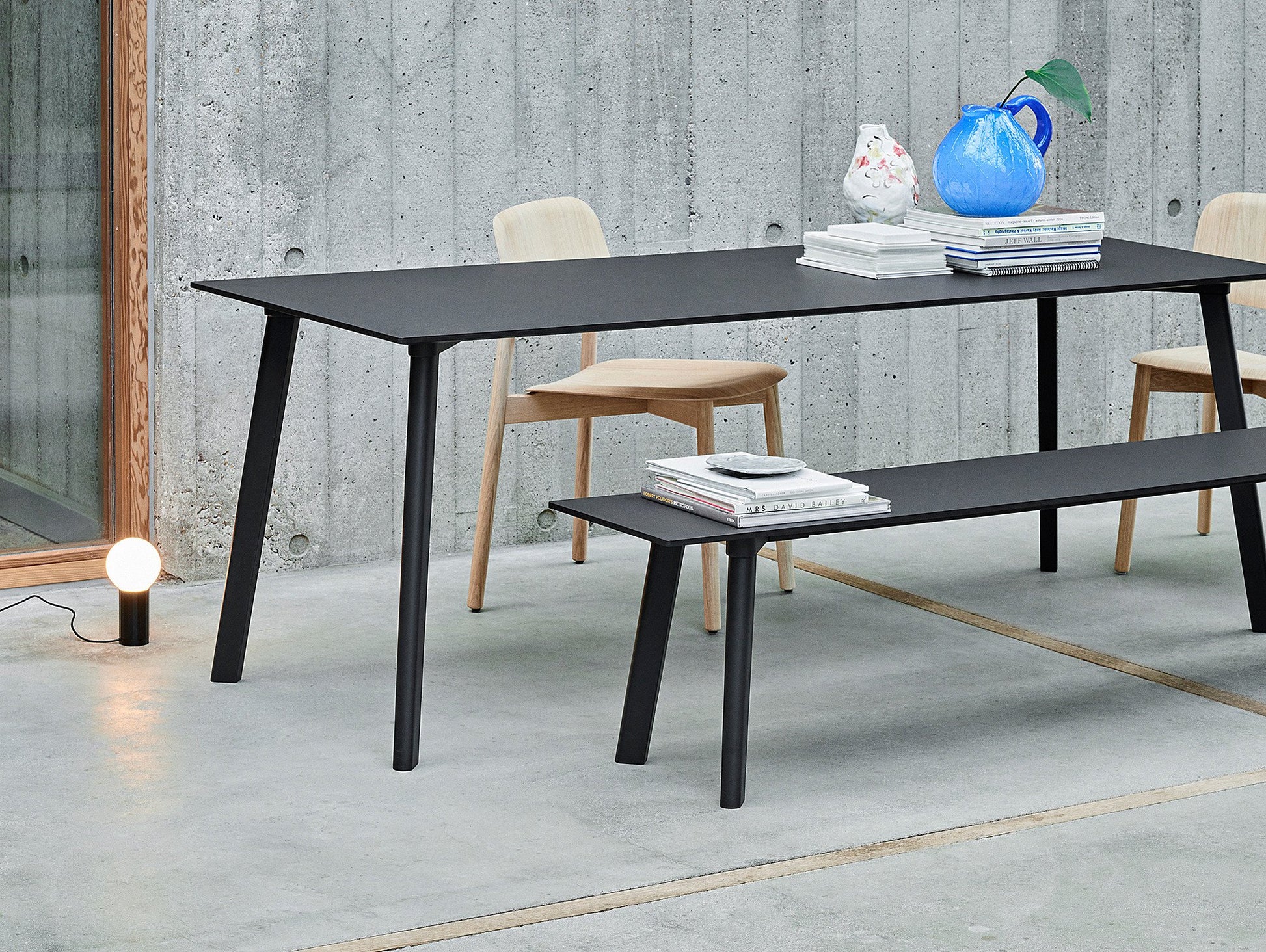 Copenhague Deux Table CPH 210 by HAY - Ink Black