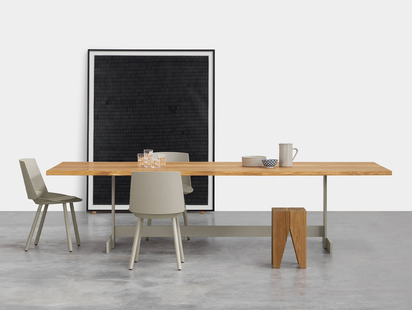 CH04 Houdini Chair by e15 - Silk Grey