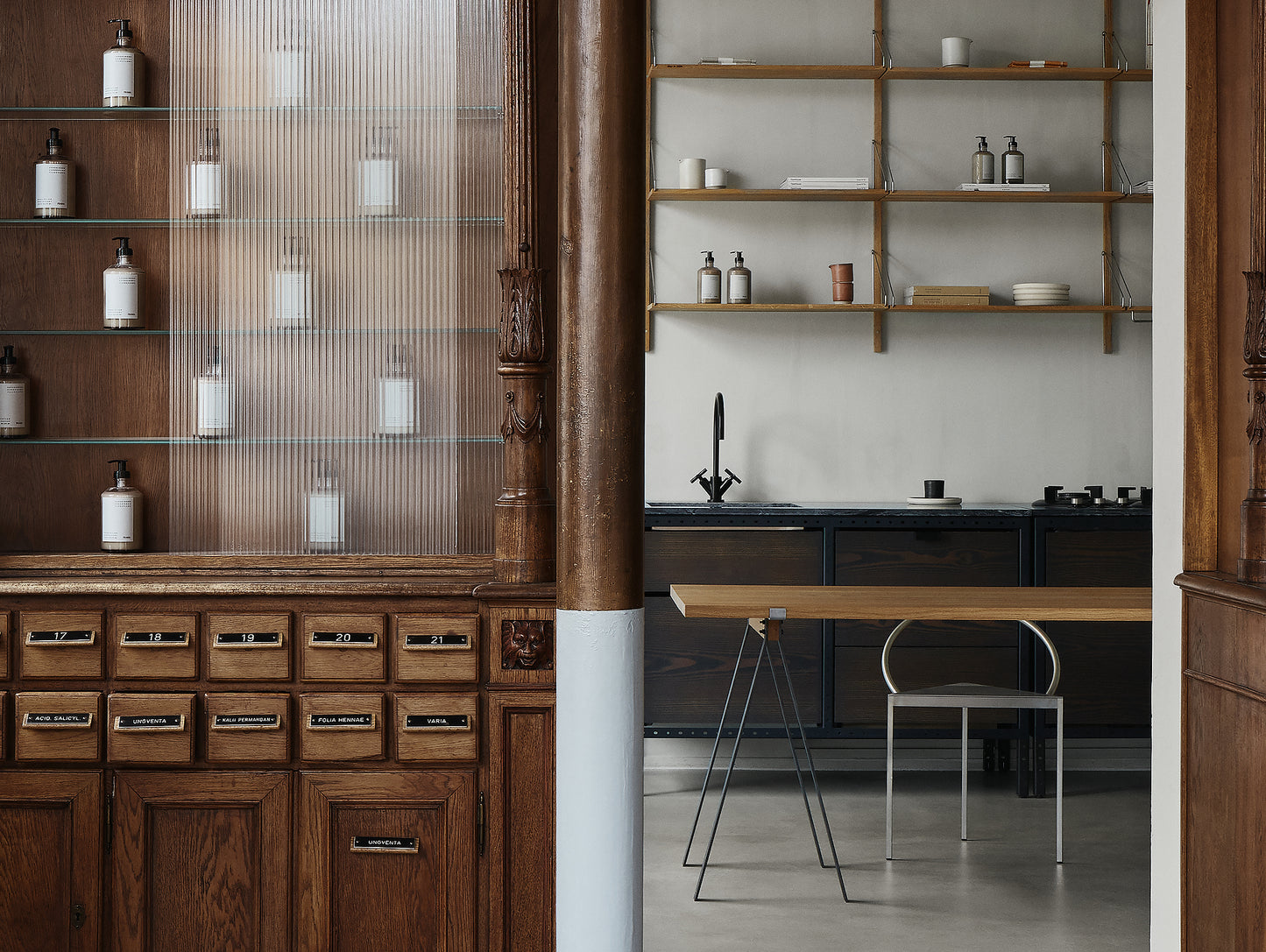 Triple Section in Natural Oiled Oak by Frama
