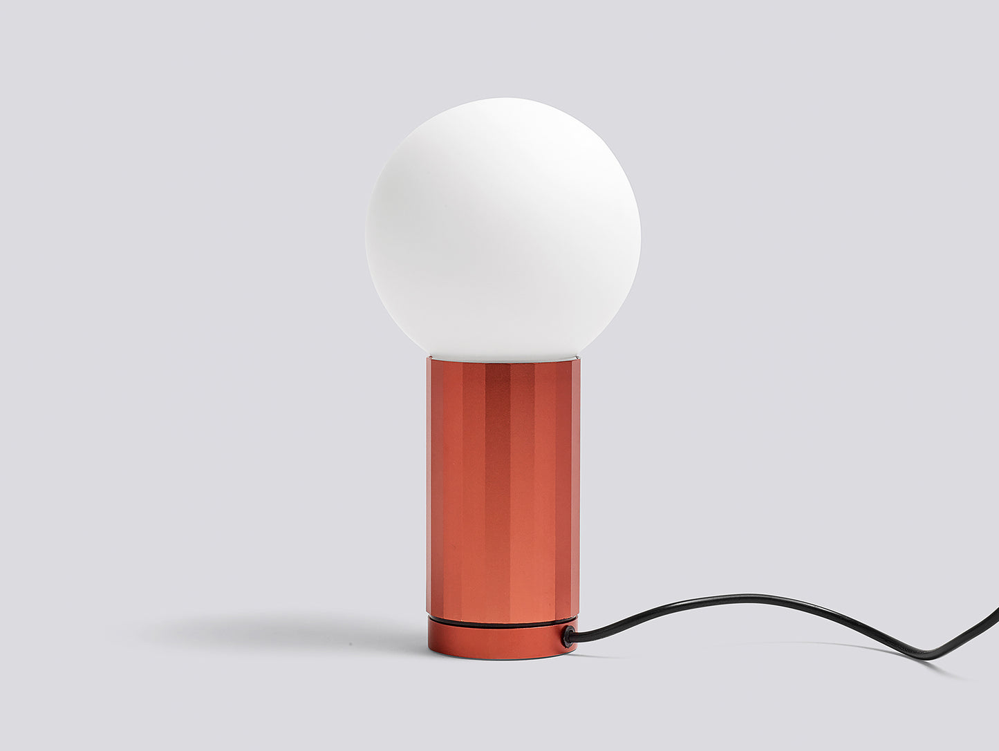 Orange Turn On Lamp by HAY