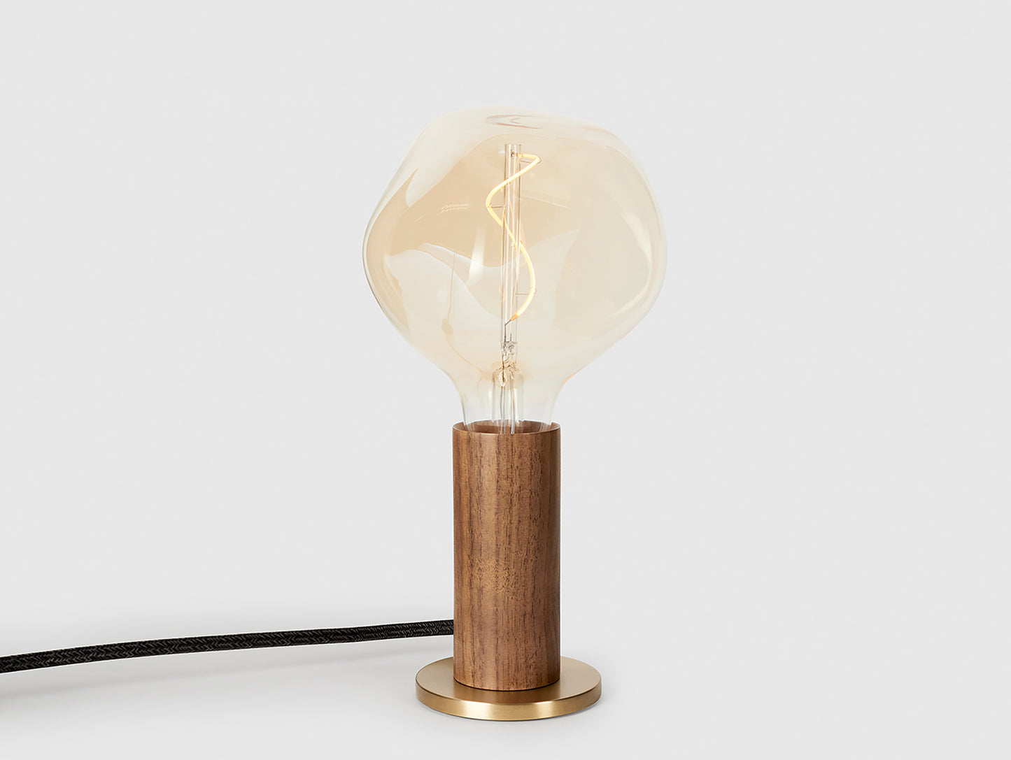 Walnut Knuckle Table Lamp by Tala
