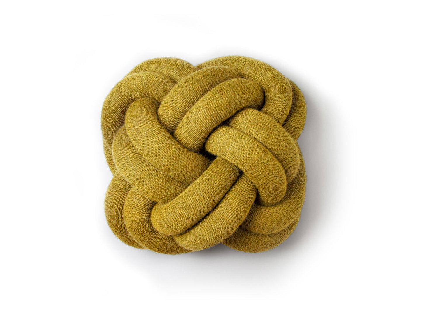 Yellow Knot Cushion by Design House Stockholm