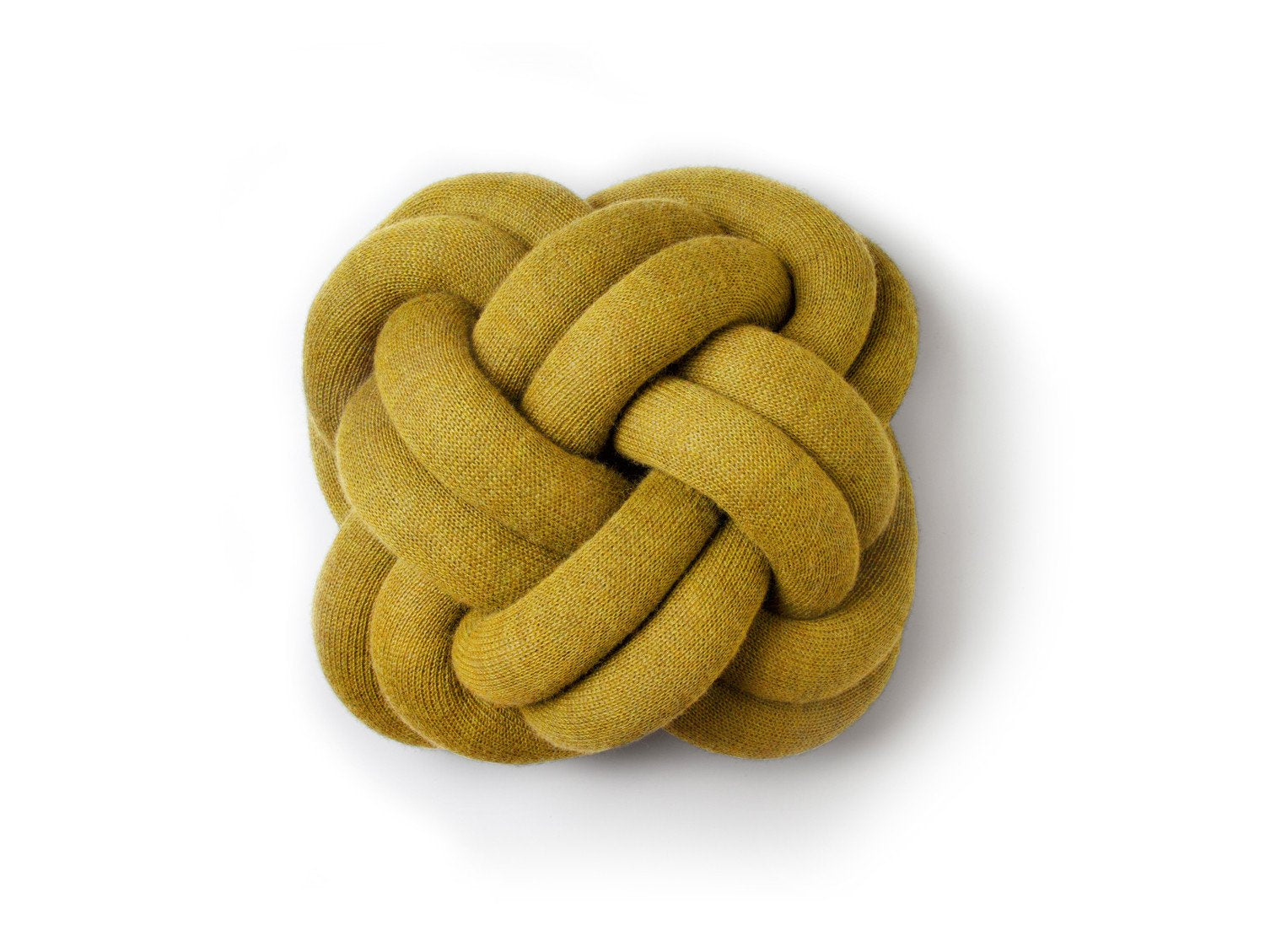 Yellow Knot Cushion by Design House Stockholm