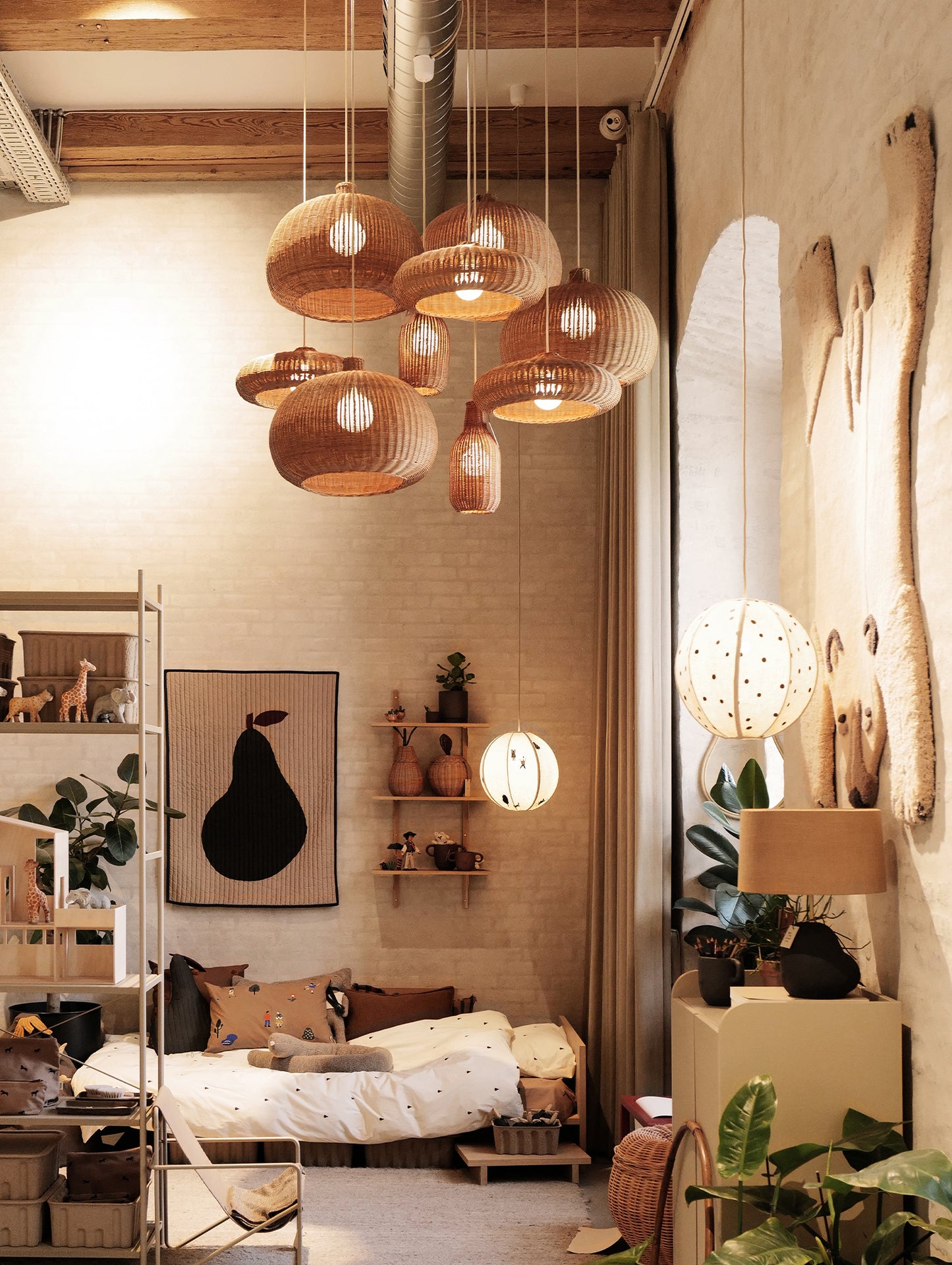 Braided Lampshade with Cord Set
