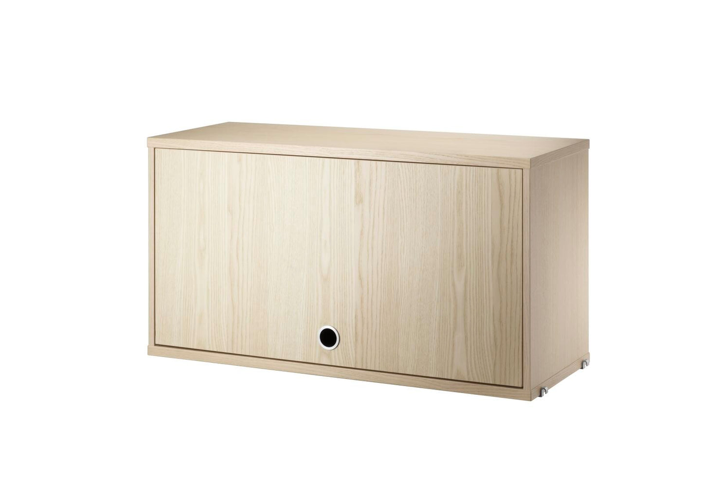 String System Cabinet with Flip Door - Ash