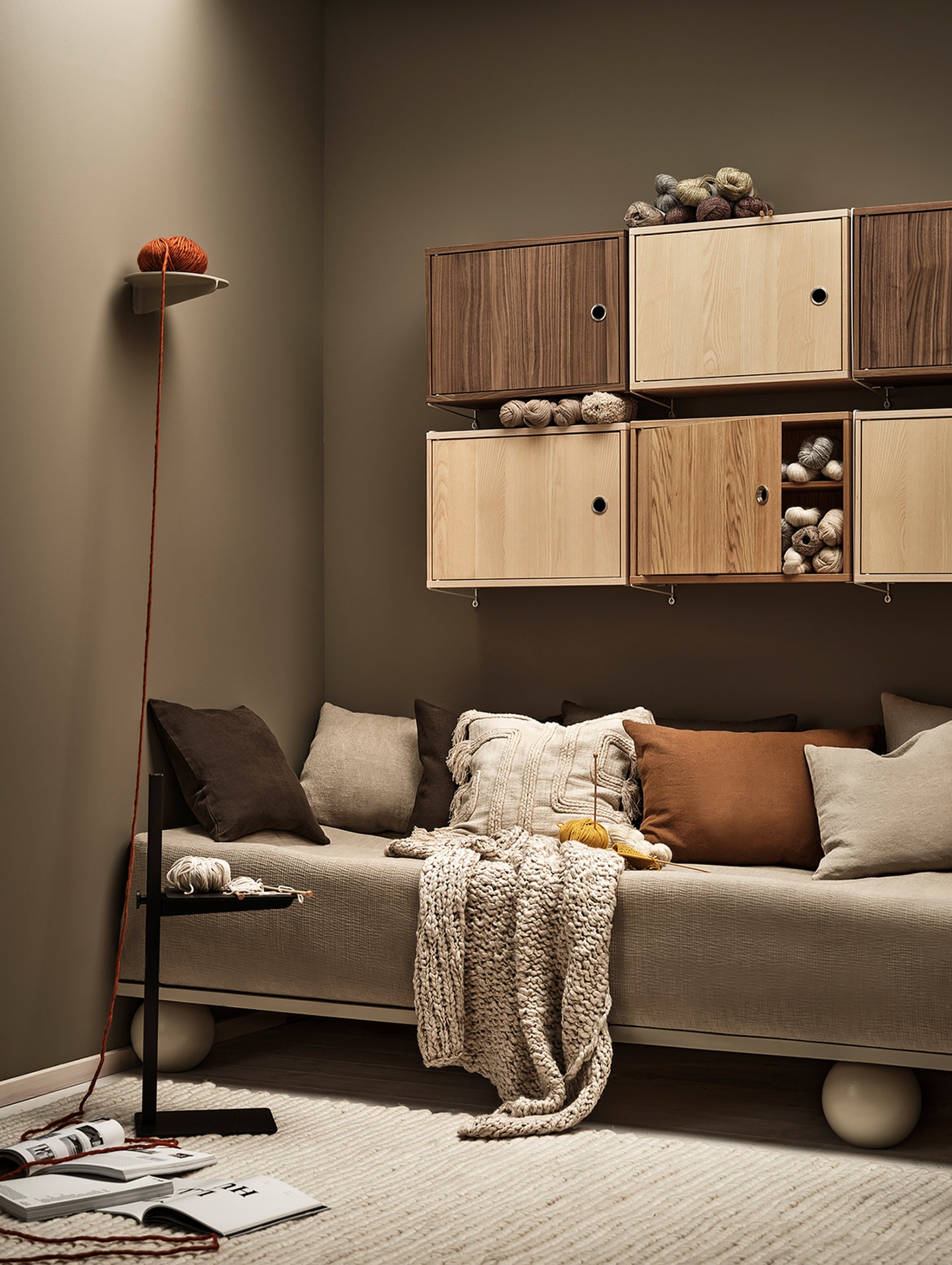 String System Cabinet with Swing Doors