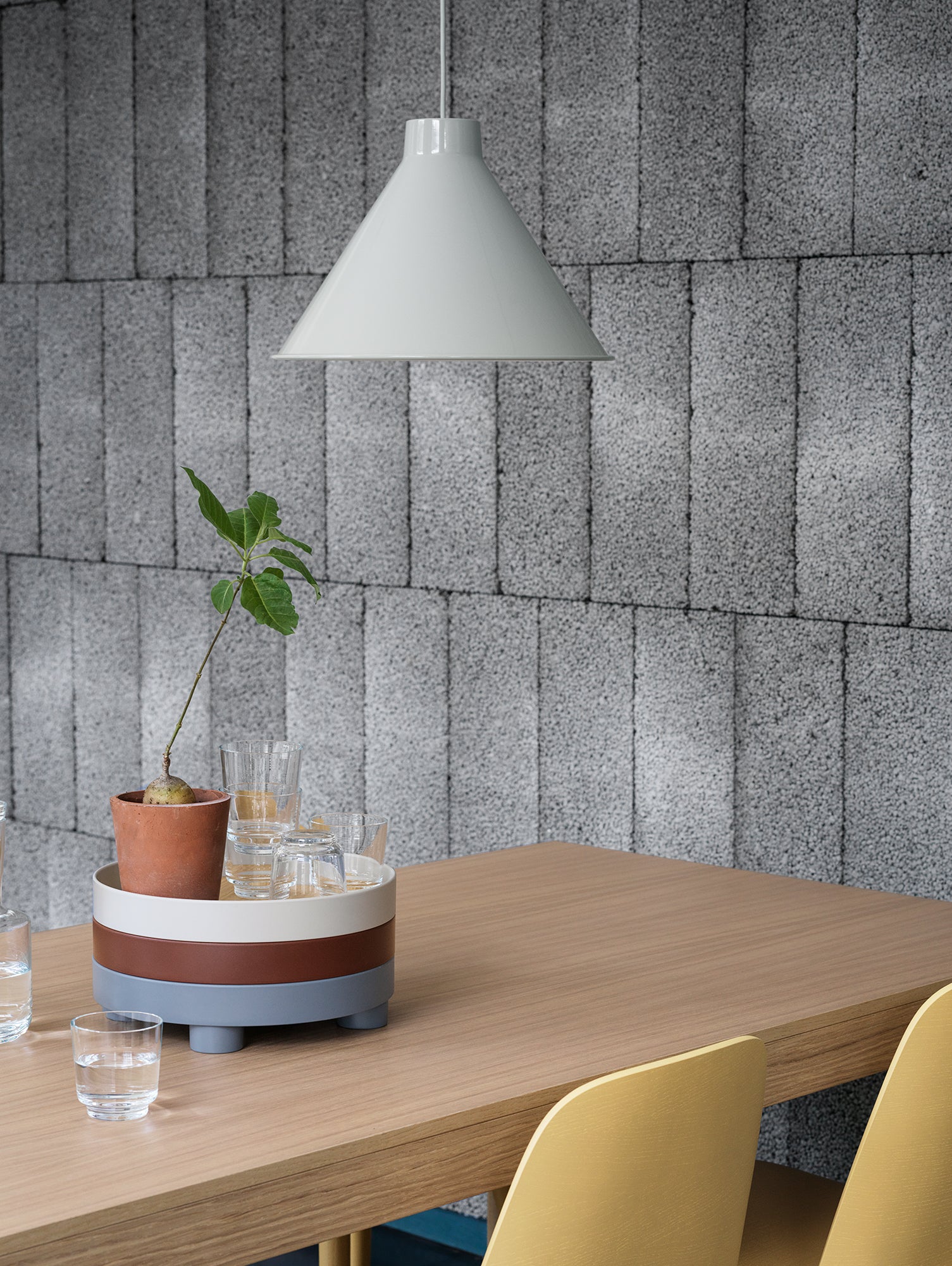 Top Pendant Lamp by Muuto - Diameter 38 cm / Grey Colour