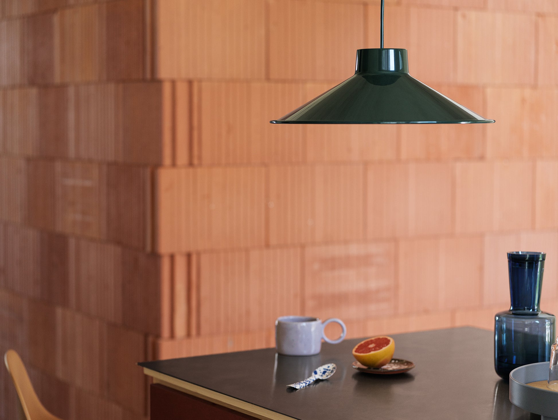 Top Pendant Lamp by Muuto - Diameter 36 cm / Dark Green Colour