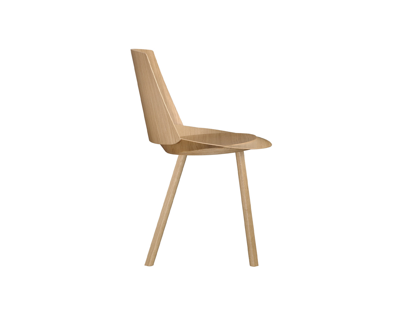 CH04 Houdini Chair by e15 - Clear Lacquered Oak