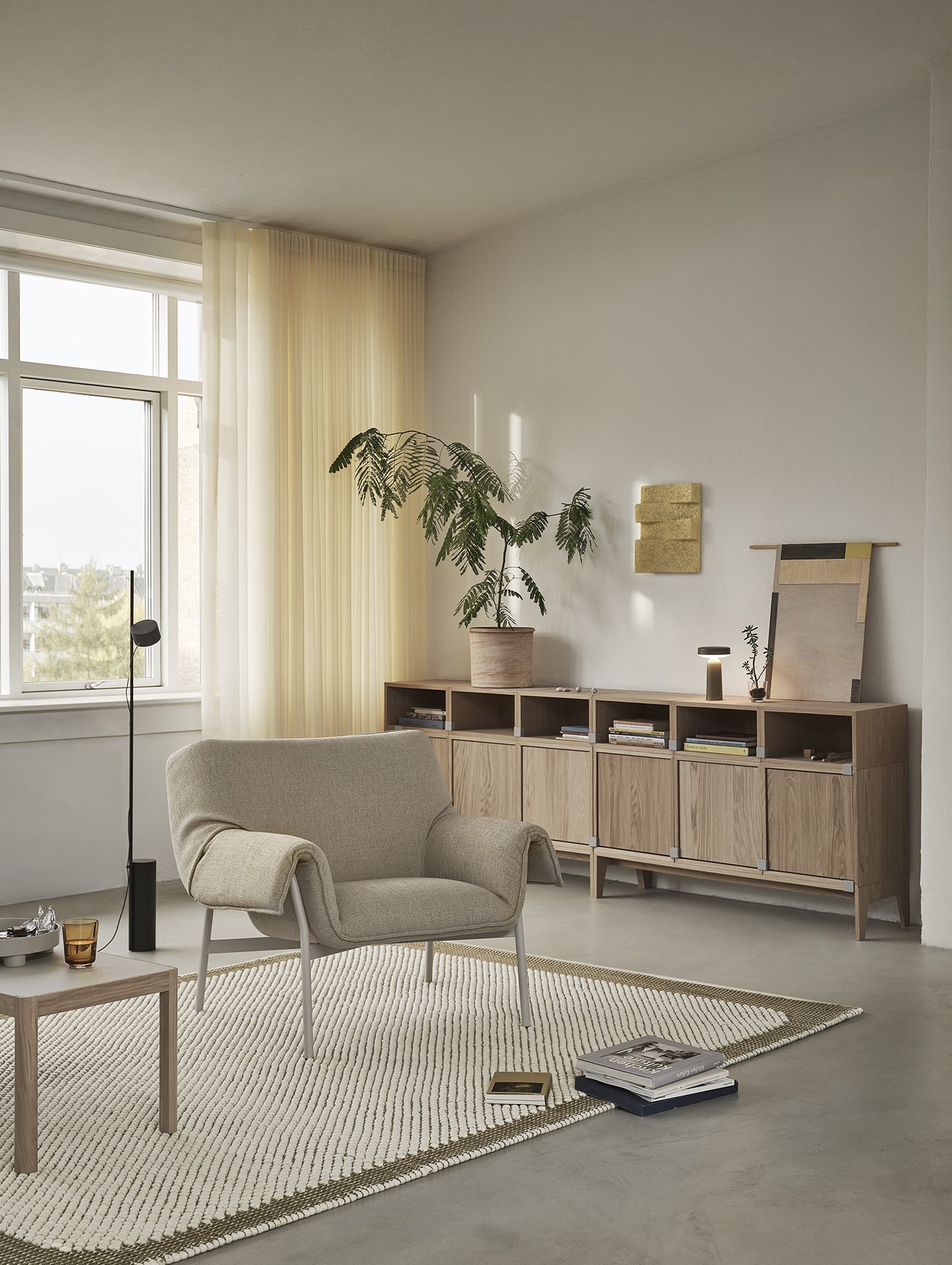 Wrap Lounge Chair by Muuto - Ecriture 240 / Grey Base