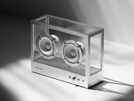 Small Transparent Speaker Metal - Bluetooth