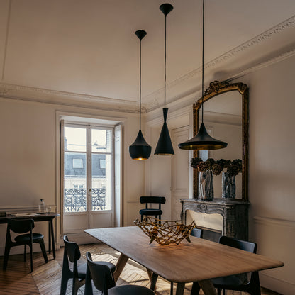 Beat Wide LED Pendant Light by Tom Dixon - Black