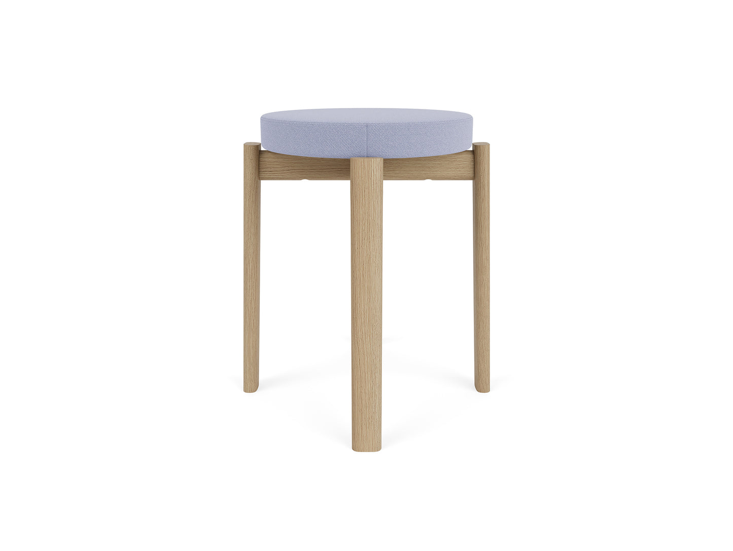 Passage Stool Upholstered by Audo Copenhagen - Oak Base / Vidar 723