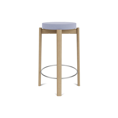 Passage Bar/Counter Stool Upholstered by Audo Copenhagen - Counter Stool / Oak Base / Vidar 723