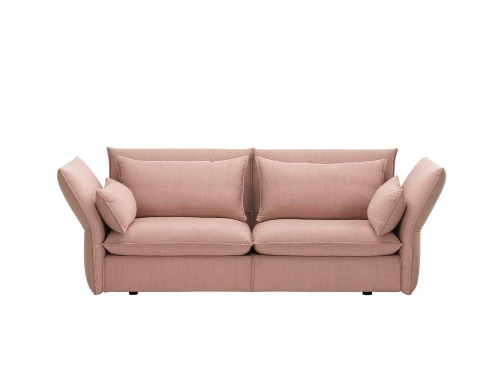 Mariposa 2.5-Seater Sofa by Vitra -Dumet 10 Pale Rose Beige (F80)