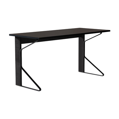 Kaari Desk by Artek - Linoleum Black Tabletop / Black Lacquered Oak Base