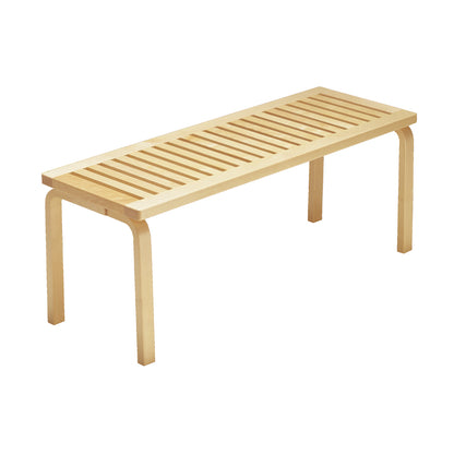 Bench 153 by Artek - Size A (Length: 112.5 cm) / Natural Lacquered Birch 153