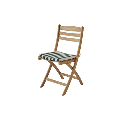 Selandia Chair Seat Cushion by Fritz Hansen - Light Apricot / Dark Green 