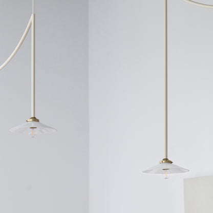 Ceiling Lamp No.5 by Valerie Objects - Ivory Steel